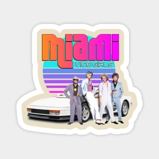 Miami Vice Girls Synth Magnet