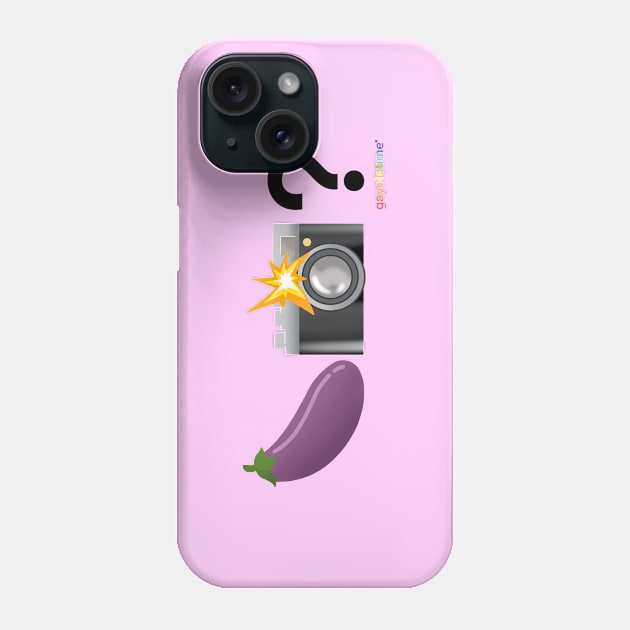 Dick Pic ? Emojis Phone Case by GayOleTime