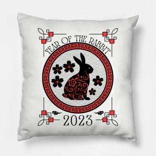 Chinese Happy New Year Of The Rabbit 2023 Pillow