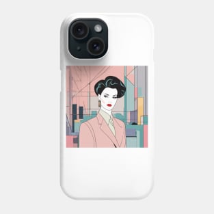 Vivid Dreams Art Deco Patrick Nagel 80s Phone Case