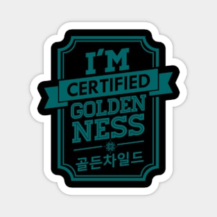 Certified GOLDEN CHILD GOLDENNESS Magnet