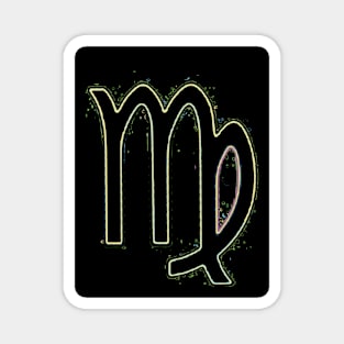 Virgo Zodiac art Magnet