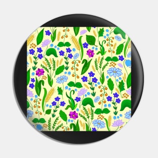 pattern with flowers Pin