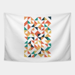 Epic Geometric Colourful Triangle Pattern Tapestry