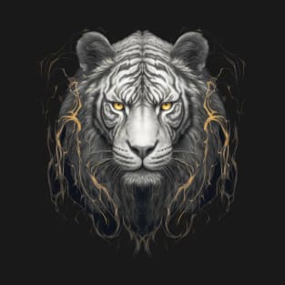 White Tiger Golden Eyes T-Shirt