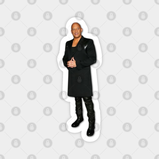 Vin Diesel - Celebrities - Bloodshot - 2020 #2 Magnet by Semenov