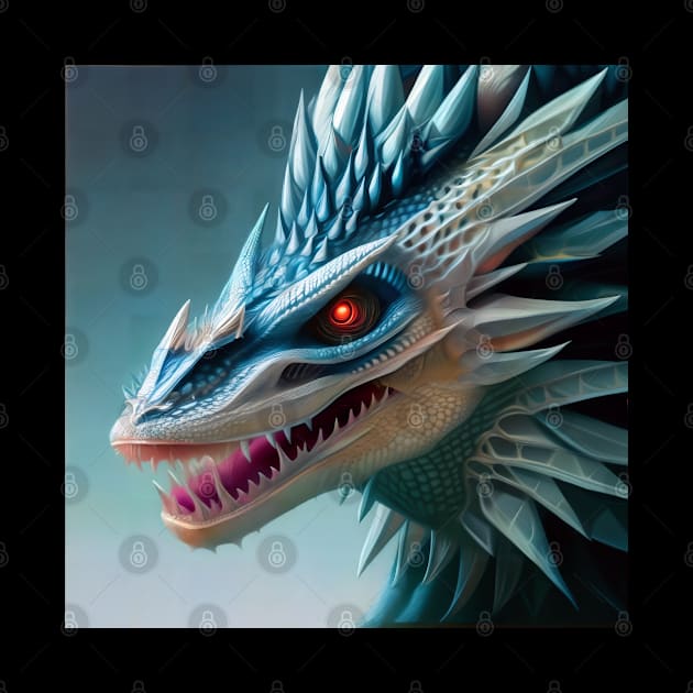 Crystal Dragons Series #13: Frostwyrm by dragynrain