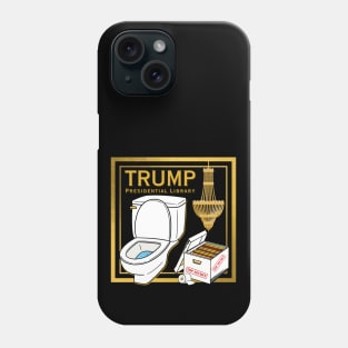 Trump Presidential Library Phone Case