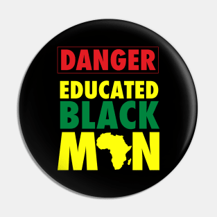 Educated Black Man Pin