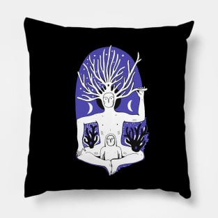 spiritual nature Pillow