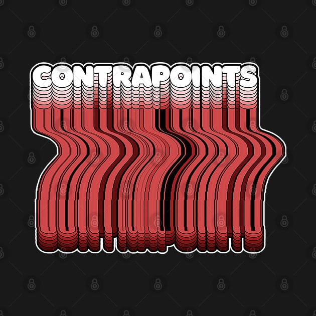 Contra Glitch Typography Design - YouTuber, ex-philosopher. Sex, drugs, and social justice. by DankFutura