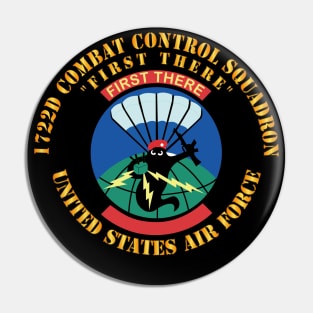 1722d Combat Control Squadron - First There X 300 Pin