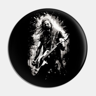 hardrock guitar player Pin