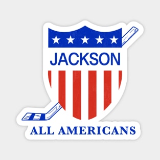 Classic Jackson All American Hockey 1986 Magnet