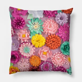 Paper flowers Pillow