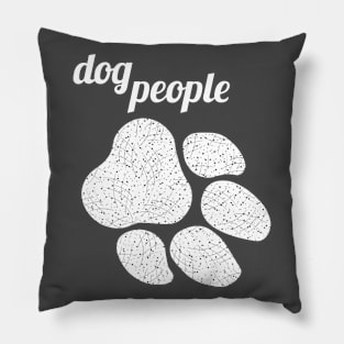 Dog people - White Pillow