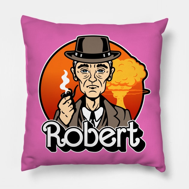 Robert v3 Pillow by demonigote