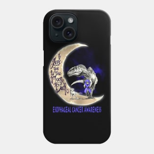 esophageal cancer dinosaur to the moon Phone Case