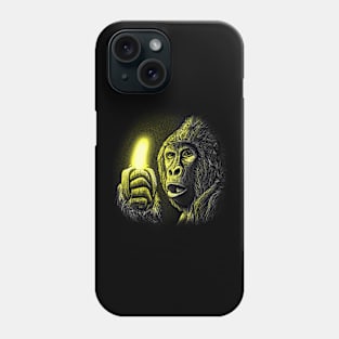 Gorilla Enlightened Gaze Phone Case