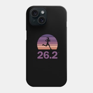 Sunset runners 26.2 Phone Case