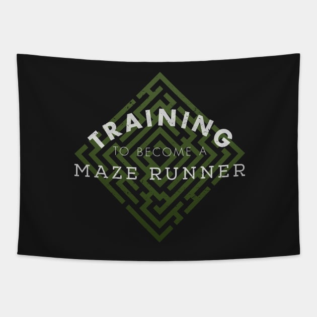 Training: Maze Runner Tapestry by dorothytimmer