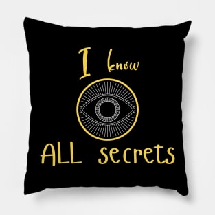 All-seeing eye secret society Pillow