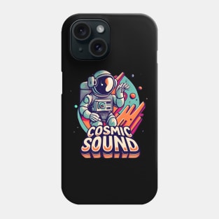 Cosmic Sound Astronaut Phone Case