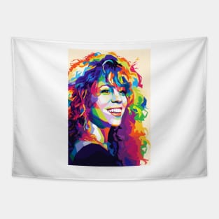 Mariah Carey Wpap Pop Art Tapestry