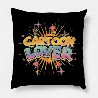 Flashback Funnies: Cartoon Lover's 80s Edition Pillow