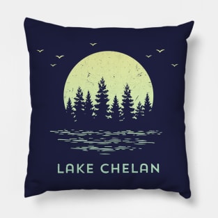 Lake Chelan Outdoor Adventure Family Vacation Pillow