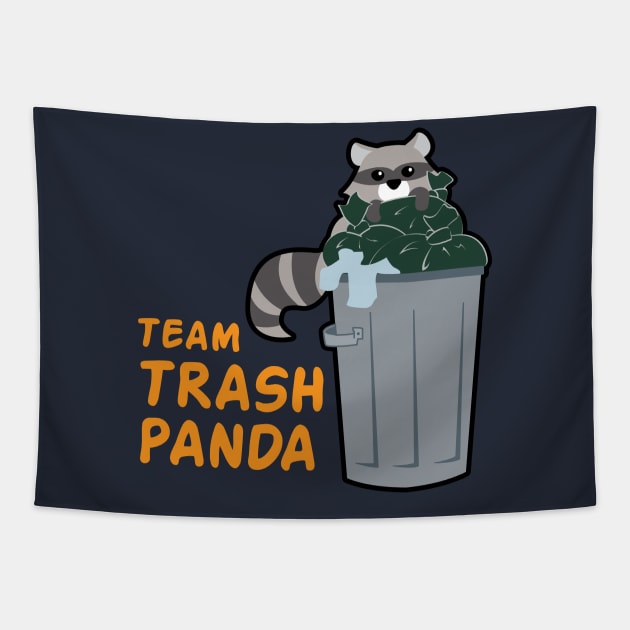 Team Trash Panda Tapestry by LittleBearArt