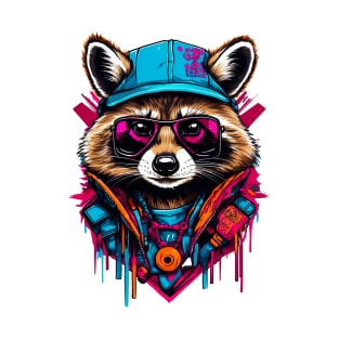 Street Style Raccoon T-Shirt