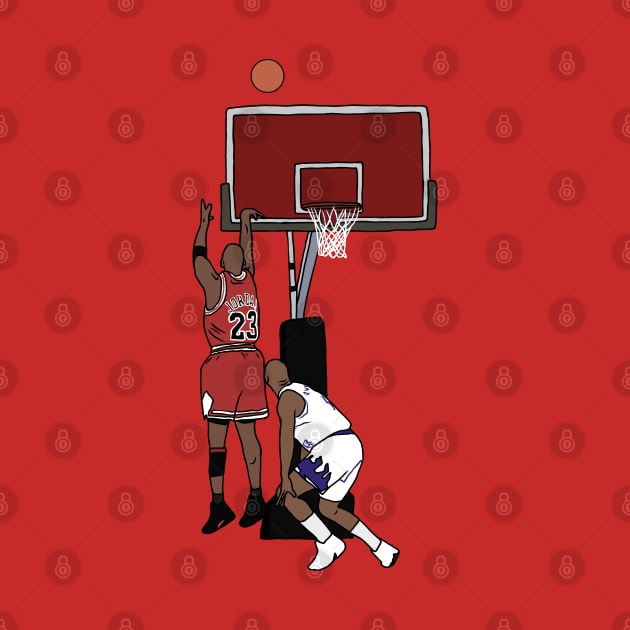 Michael Jordan The Last Shot by rattraptees