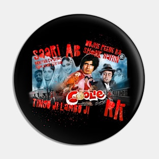 Coolie Movie Painting Pin