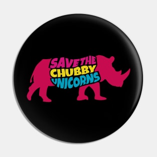 Save the Chubby Unicorns Pin