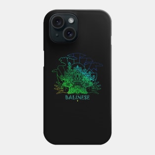 Rangda Bali Lineart Phone Case