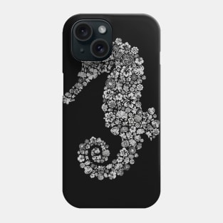 Floral Sea Horse Phone Case