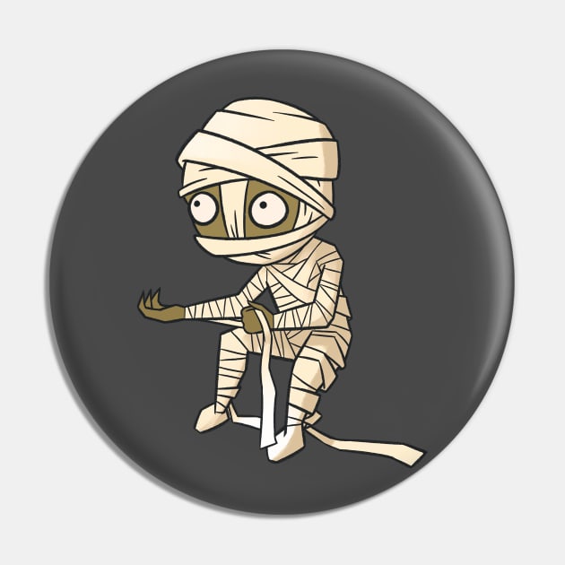 Sad Mummy Pin by SycamoreShirts