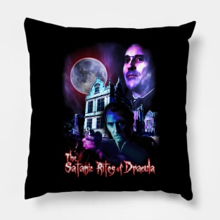 Satanic Rites Of Dracula Design Pillow