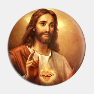 Jesus Most Sacred Heart Pin