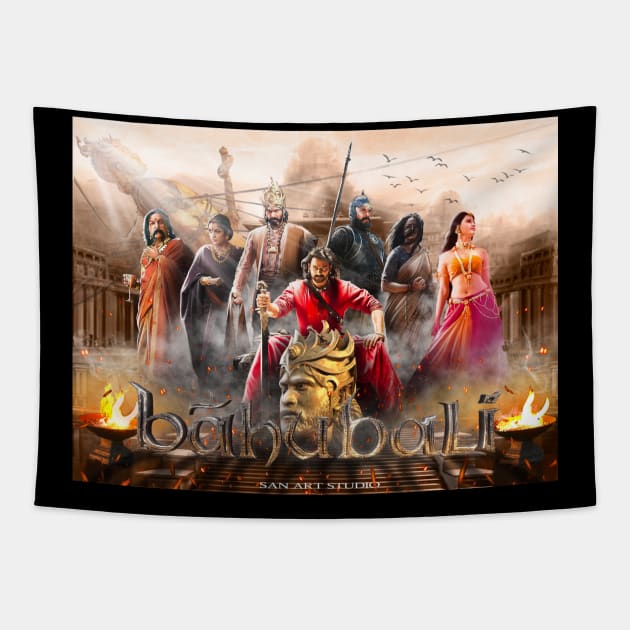 Bahubali Art Tapestry by SAN ART STUDIO 