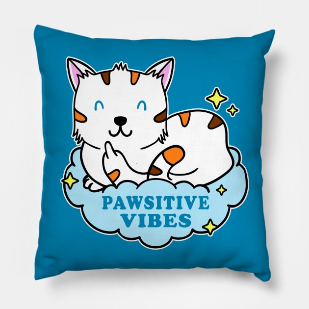 Be Pawsitive Pillow by machmigo