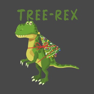 Tree Rex, Christmas Dinosaur T-Shirt