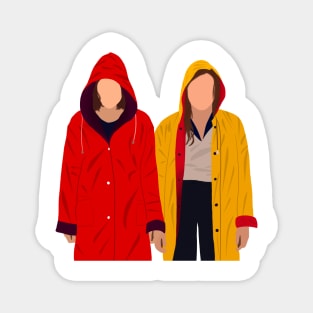 Stranger Things Eleven and Max Magnet