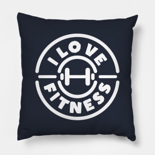 I love workout and fitness Pillow