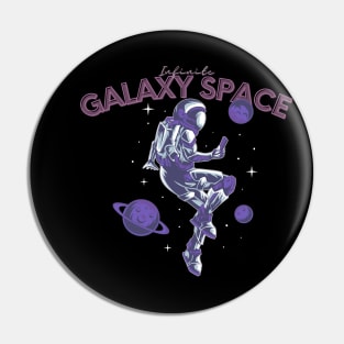 Astronaut - Infinite Galaxy Space Pin