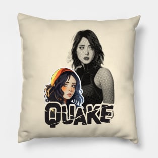 Skye to Quake evolution - black Pillow