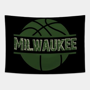 Milwaukee  basketball Tapestry