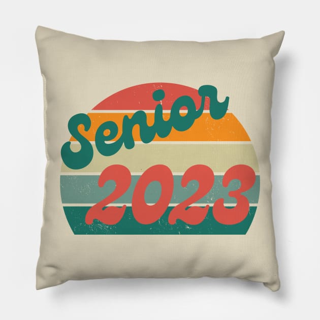 Senior 2023 Sunset Pillow by MalibuSun