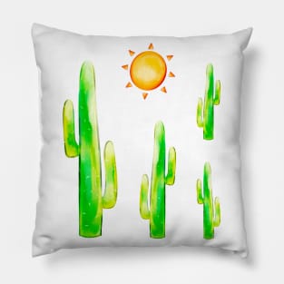 Sunshine & Cacti Pillow